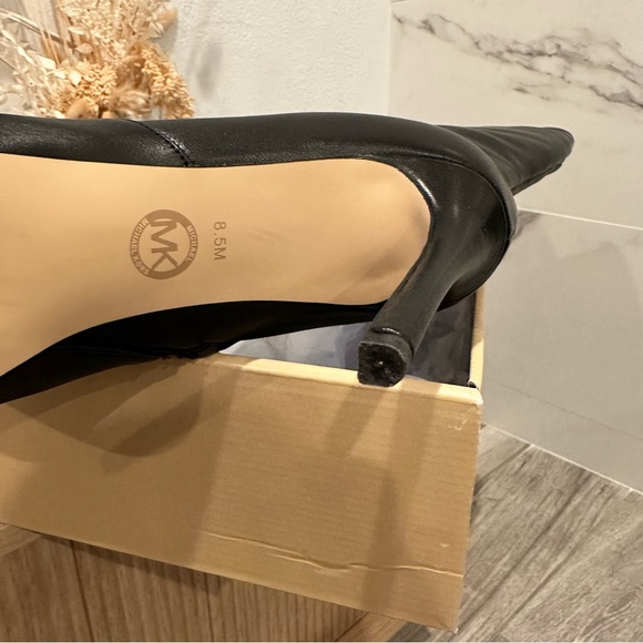 Michael Kors | Rue Leather Knee Boot - Picture 15 of 15